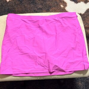 Pink desert swim skirt